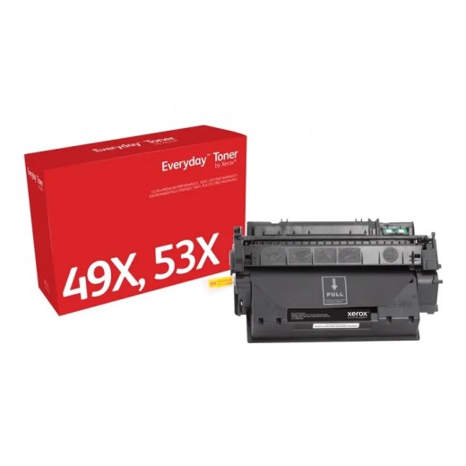 Xerox Everyday HP Q7553X/Q5949X Negro Cartucho de Toner Generico - Reemplaza 53X/49X
