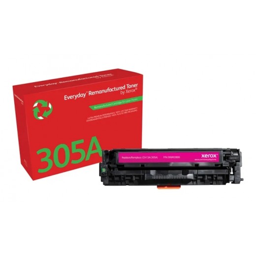 Xerox Everyday HP CE413A Magenta Cartucho de Toner Remanufacturado - Reemplaza 305A