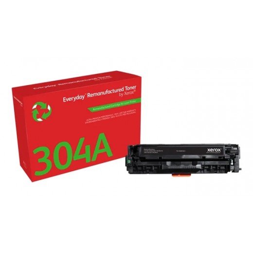 Xerox Everyday HP CC530A Negro Cartucho de Toner Remanufacturado - Reemplaza 304A