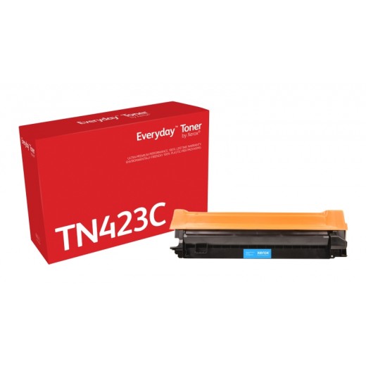 Xerox Everyday Brother TN421/TN423/TN426 Cyan Cartucho de Toner Generico - Reemplaza TN421C/TN423C/TN426C