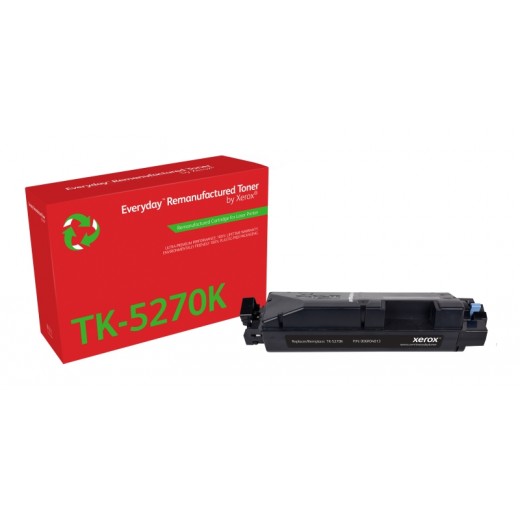 Xerox Everyday Kyocera TK5270 Negro Cartucho de Toner Remanufacturado - Reemplaza 1T02TV0NL0/TK5270K