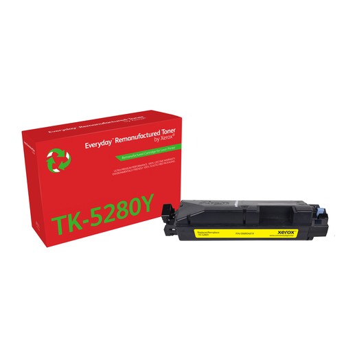 Xerox Everyday Kyocera TK5280 Amarillo Cartucho de Toner Remanufacturado - Reemplaza 1T02TWANL0/TK5280Y