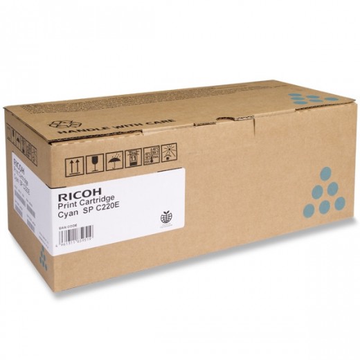 Ricoh SPC220/SPC221/SPC222/SPC240 Cyan Cartucho de Toner Original - 407645