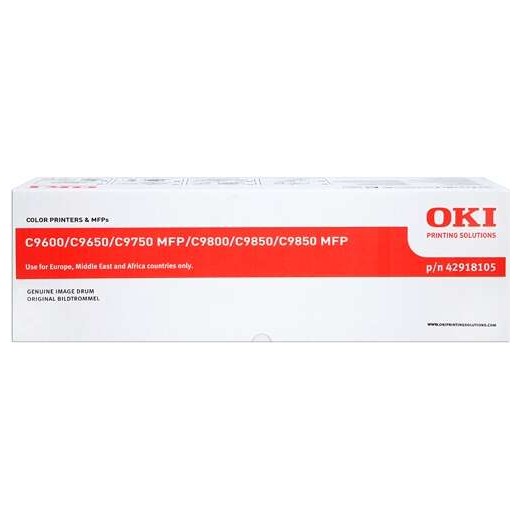 OKI C9600/C9650/C9655/C9800/C9850 Amarillo Tambor de Imagen Original - 42918105