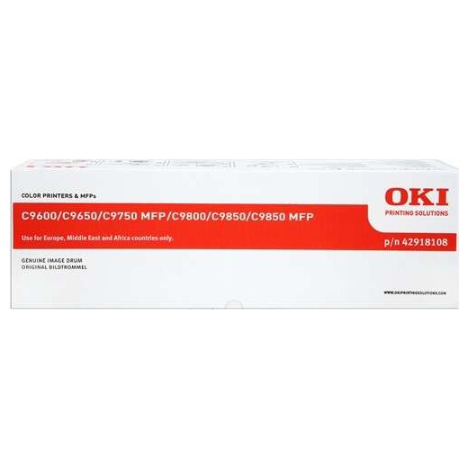 OKI C9600/C9650/C9655/C9800/C9850 Negro Tambor de Imagen Original - 42918108
