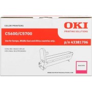 OKI C5600/C5700 Magenta Tambor de Imagen Original - 43381706 (Drum)