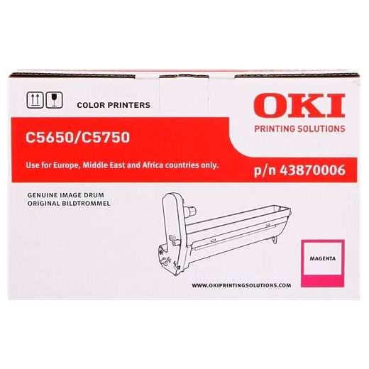 OKI C5650/C5750 Magenta Tambor de Imagen Original - 43870006 (Drum)