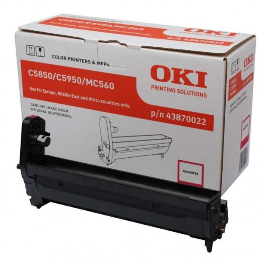 OKI C5850/C5950/MC560 Magenta Tambor de Imagen Original - 43870022 (Drum)