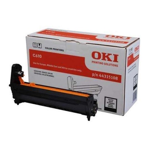 OKI C610 Negro Tambor de Imagen Original - 44315108 (Drum)