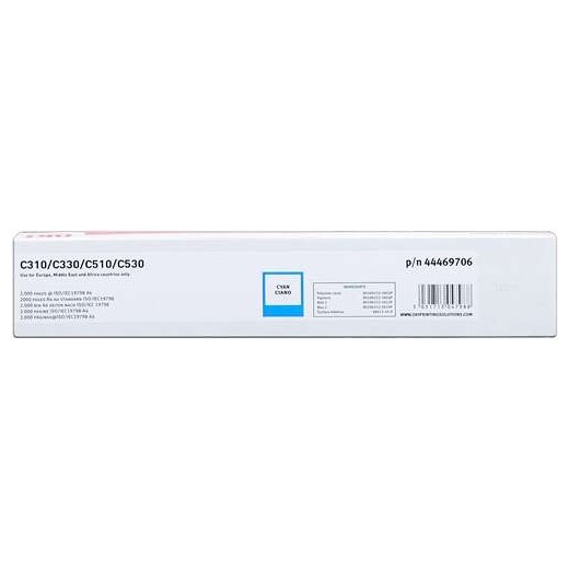 OKI C310/C510/MC351/MC361 Cyan Cartucho de Toner Original - 44469706