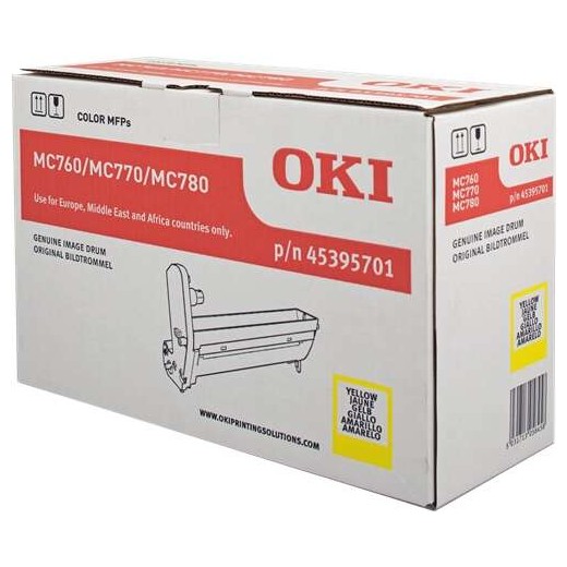 OKI MC760/MC770/MC780 Amarillo Tambor de Imagen Original - 45395701