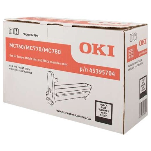 OKI MC760/MC770/MC780 Negro Tambor de Imagen Original - 45395704