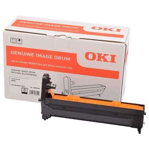 OKI C612 Negro Tambor de Imagen Original - 46507308 (Drum)