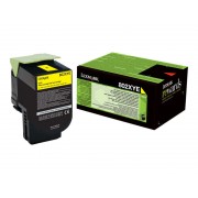 Lexmark CX510 Amarillo Cartucho de Toner Original - 80C2XY0/80C2XYE/80C0X40/802XY
