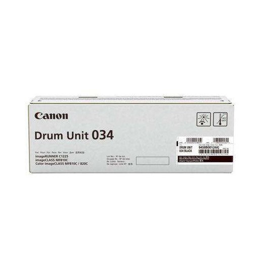Canon 034 Negro Tambor de Imagen Original - 9458B001 (Drum)