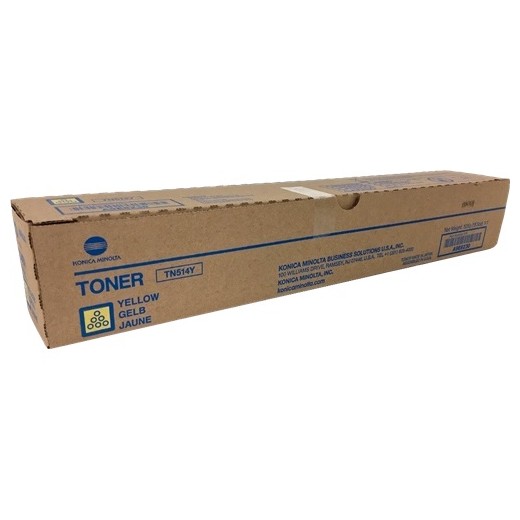 Konica Minolta TN514 Amarillo Cartucho de Toner Original - A9E8250/TN514Y