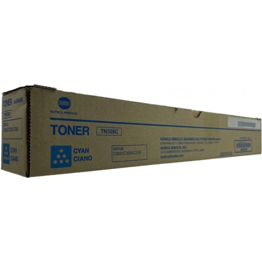 Konica Minolta TN328 Cyan Cartucho de Toner Original - AAV8450/TN328C