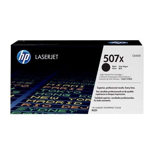 HP CE400X Negro Cartucho de Toner Original - 507X
