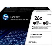 HP CF226X Negro Pack de 2 Cartuchos de Toner Originales - 26X