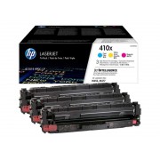 HP CF411X/CF412X/CF413X Pack de 3 Cartuchos de Toner Originales - 410X