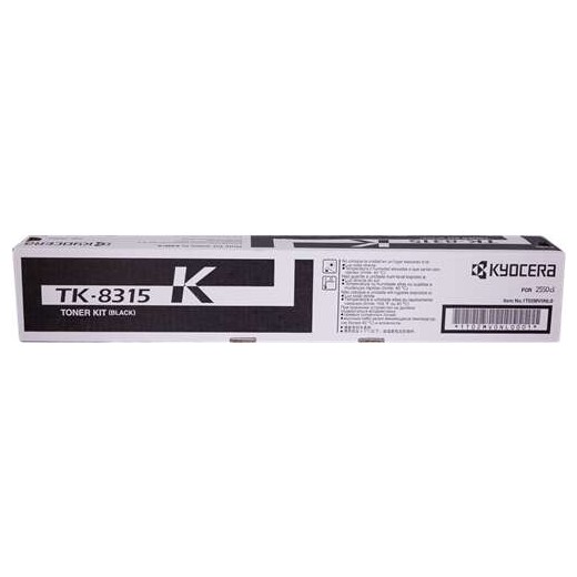 Kyocera TK8315 Negro Cartucho de Toner Original - 1T02MV0NL0/TK8315K