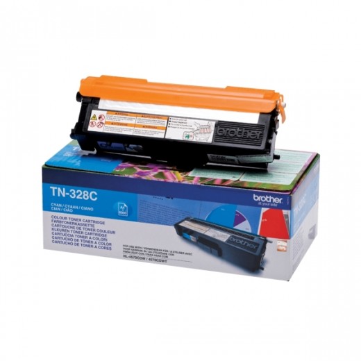 Brother TN328 Cyan Cartucho de Toner Original - TN328C