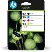 HP 924 Pack de 4 Cartuchos de Tinta Originales - 6C3Z1NE