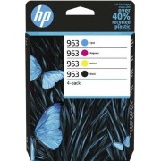 HP 963 Pack de 4 Cartuchos de Tinta Originales - 6ZC70AE