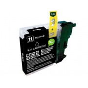 BULK - Brother LC980XL/LC1100XL/LC985XL Negro Cartucho de Tinta Generico - Reemplaza LC980BK/LC1100BK/LC985BK