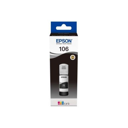 Epson 106 Negro Photo Botella de Tinta Original - C13T00R140