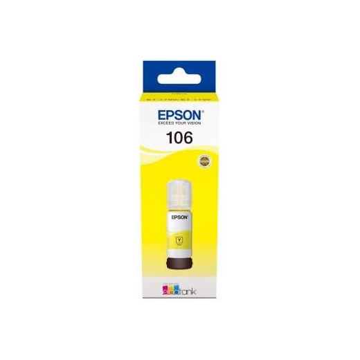 Epson 106 Amarillo Botella de Tinta Original - C13T00R440