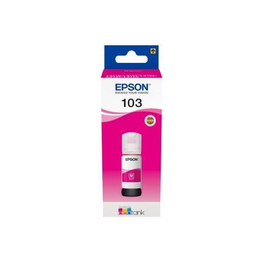 Epson 103 Magenta Botella de Tinta Original - C13T00S34A10