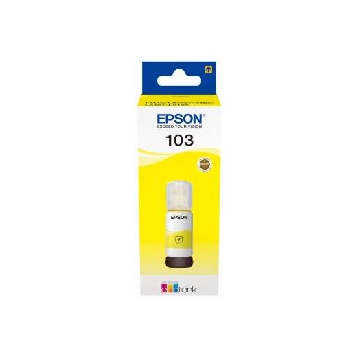 Epson 103 Amarillo Botella de Tinta Original - C13T00S44A10