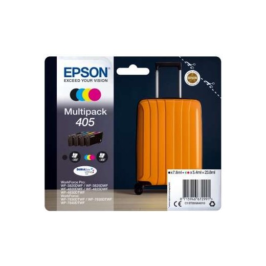 Epson 405 Pack de 4 Cartuchos de Tinta Originales - C13T05G64010