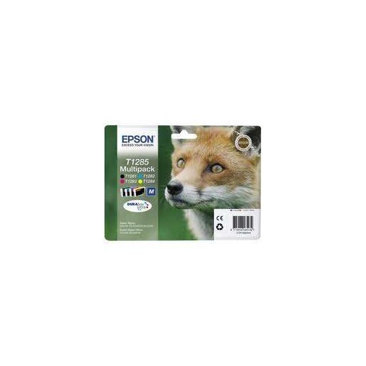 Epson T1285 Pack de 4 Cartuchos de Tinta Originales - C13T12854012
