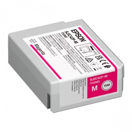 Epson SJIC42P-M Magenta Cartucho de Tinta Original - C13T52M340