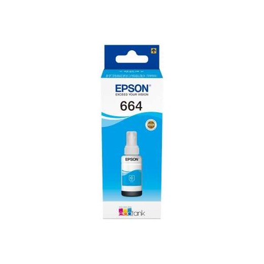 Epson T6642 Cyan Botella de Tinta Original - C13T664240
