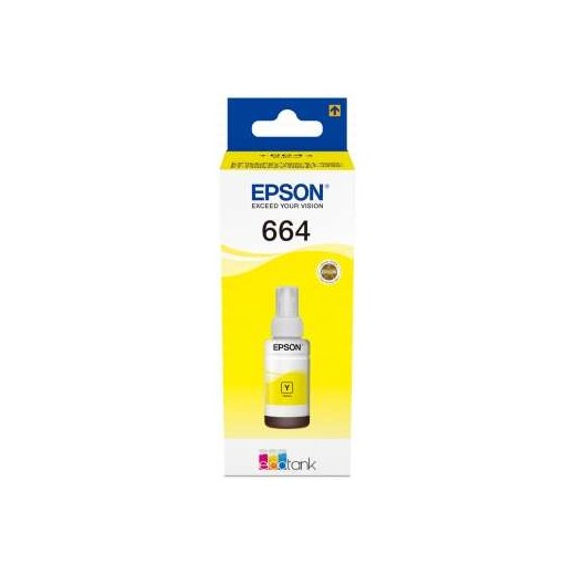Epson T6644 Amarillo Botella de Tinta Original - C13T664440
