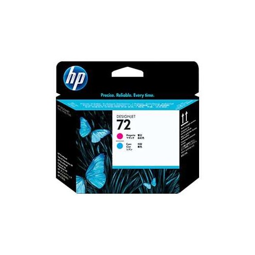 HP 72 Cabezal de Impresion Original - Cyan y Magenta - C9383A