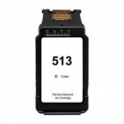 Canon CL513/CL511 Color Cartucho de Tinta Remanufacturado - Muestra Nivel de Tinta - Reemplaza 2971B001/2972B001
