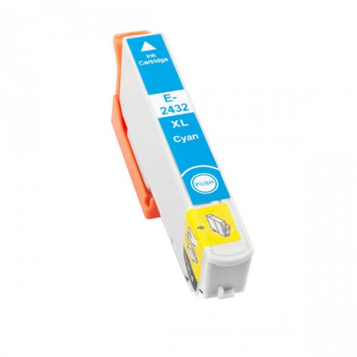 Epson T2432/T2422 (24XL) Cyan Cartucho de Tinta Generico - Reemplaza C13T24324012/C13T24224012