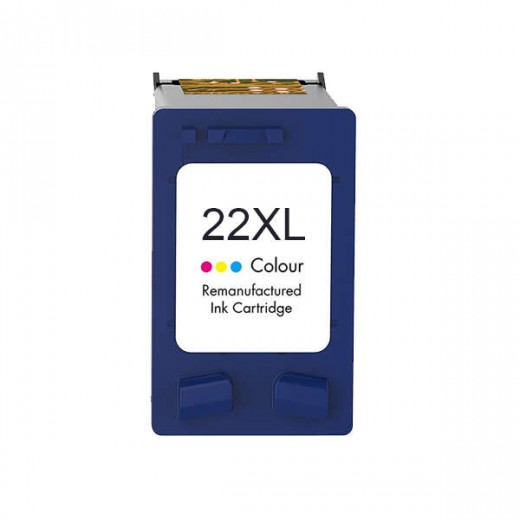 HP 22XL Color Cartucho de Tinta Remanufacturado - Reemplaza C9352AE/C9352CE