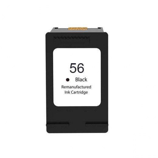 HP 56 Negro Cartucho de Tinta Remanufacturado - Reemplaza C6656AE/C6656GE