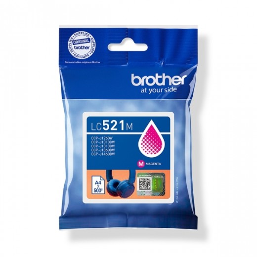 Brother LC521M Magenta Cartucho de Tinta Original - LC521M