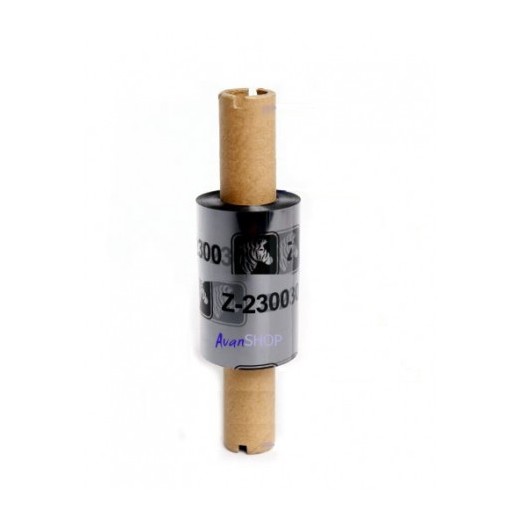 Zebra 2300 Wax Pack de 12 Cintas de Transferencia Termica Original de Cera - Ancho 33mm