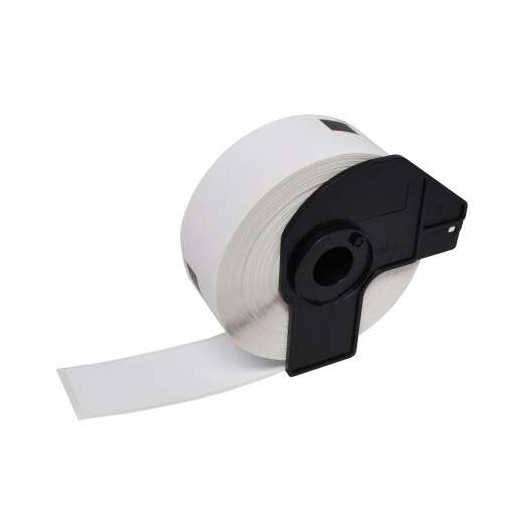 Brother DK11204 - Etiquetas Genericas Precortadas Multiproposito - 17x54 mm - 400 Unidades - Texto negro sobre fondo blanco