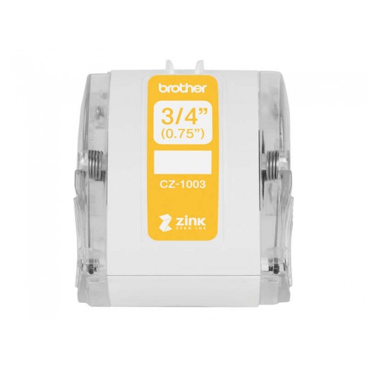 Brother CZ1003 Rollo de Etiquetas Originales de TamaÃ±o Personalizado - Ancho 19mm x 5 metros - Zero Ink