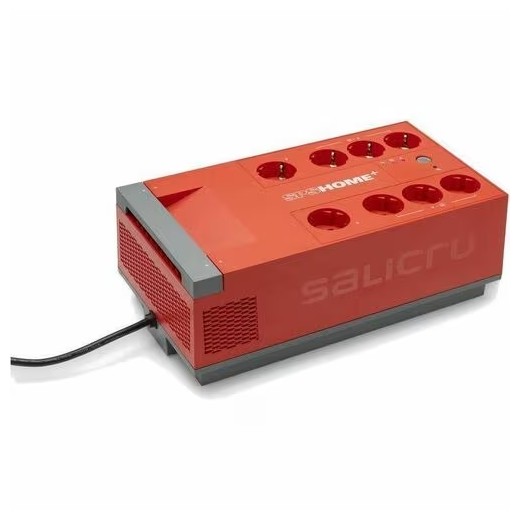 Salicru SPS 650 HOME+ Sistema de Alimentacion Ininterrumpida - SAI/UPS - 650 VA - Off-line Multibase - Color Rojo
