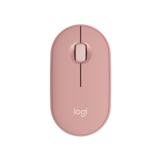 Logitech Pebble Mouse 2 M350s Raton Inalambrico USB 1000dpi - Multidispositivo - Uso Ambidiestro - Color Rosado