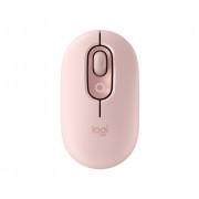 Logitech POP Mouse Raton Inalambrico 1000dpi - 4 botones - Multidispositivo - Color Rosado